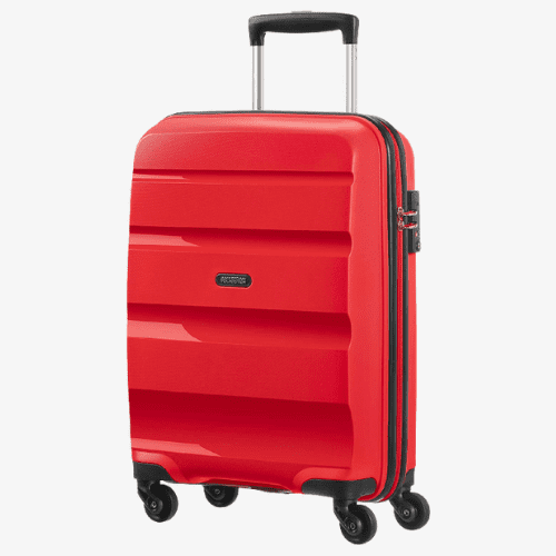 maleta  American Tourister roja